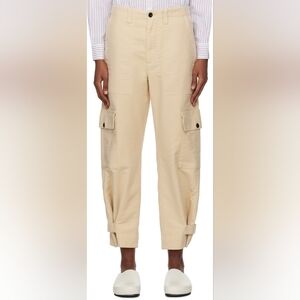 Proenza Schouler Beige Kay Cargo Pants